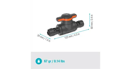 Afsluit- en reguleerventiel 13 mm (1/2") - afbeelding 4