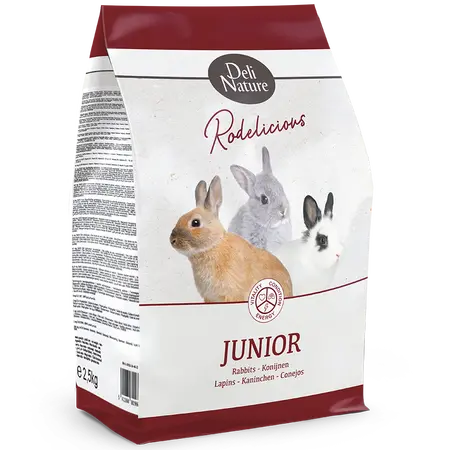 DELI NATURE 5* menu dwergkonijn junior 2.5kg - afbeelding 1