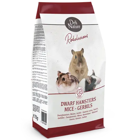 DELI NATURE 5* menu muis/gerbil/dwhamster 750g - afbeelding 1