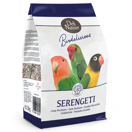 DELI NATURE Grote parkieten serengeti 2.5kg - afbeelding 1