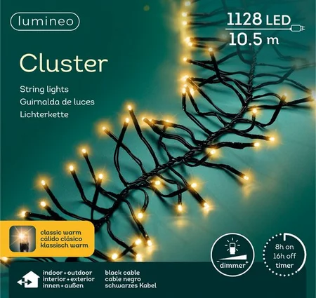 LUMINEO TREE LIGHTS Led cluster l1000cm-1128l classic warm - afbeelding 1