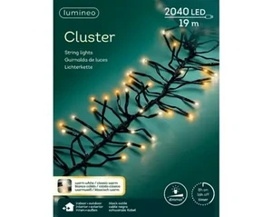 LUMINEO TREE LIGHTS Led cluster l19m-2040l zwart/warm white/ classic warm - afbeelding 1