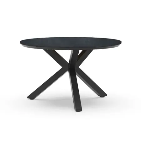 Orbital Dining Table Trespa Graphite 120 cm Ø Charcoal - afbeelding 1