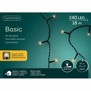 LUMINEO TREE LIGHTS Rice led bu l18m-240l zwart/classic warm - afbeelding 1