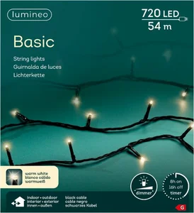 LUMINEO TREE LIGHTS Rice led bu l54m-720l zwart/warm white - afbeelding 1