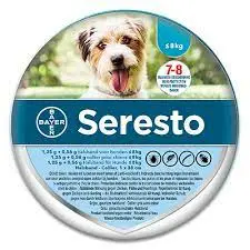 Seresto Vlooien-/Tekenband Hond Klein tot 8kg 