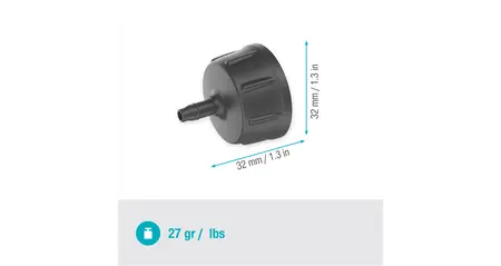 Kraanverbindingsstuk 4,6 mm (G 3/16") - afbeelding 4