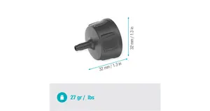 Kraanverbindingsstuk 4,6 mm (G 3/16") - afbeelding 4