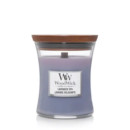 WoodWick candle Lavender Spa Medium Candle