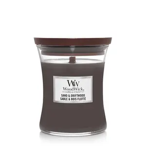 WoodWick candle Sand & Driftwood Medium Candle