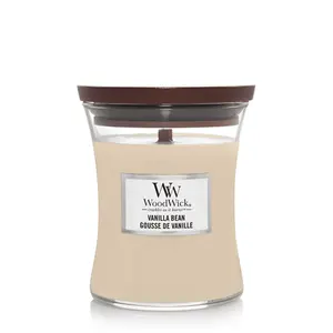 WoodWick candle Vanilla Bean Medium Candle