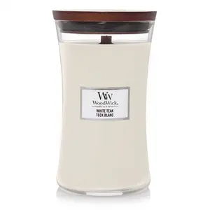 WoodWick candle White Teak Large Candle